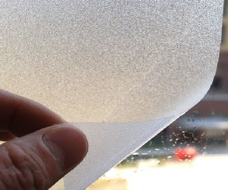 道县玻璃门外面粘广告用什么材料好？